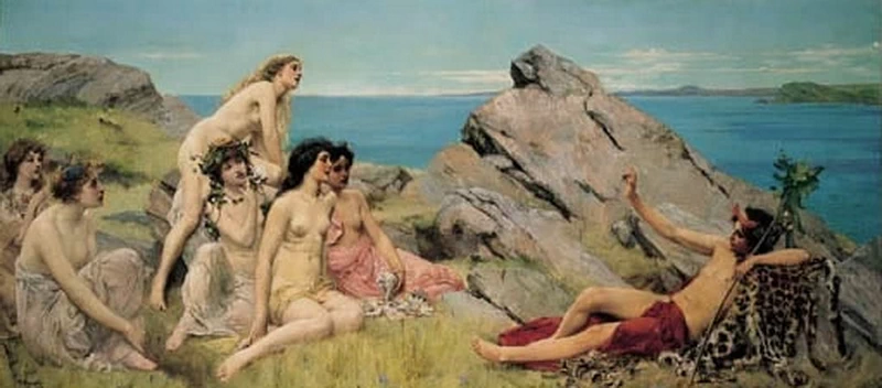 Bacco e il coro delle ninfe (1888)
